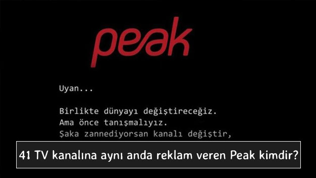 41 TV kanalına aynı anda reklam veren Peak Games kimdir?